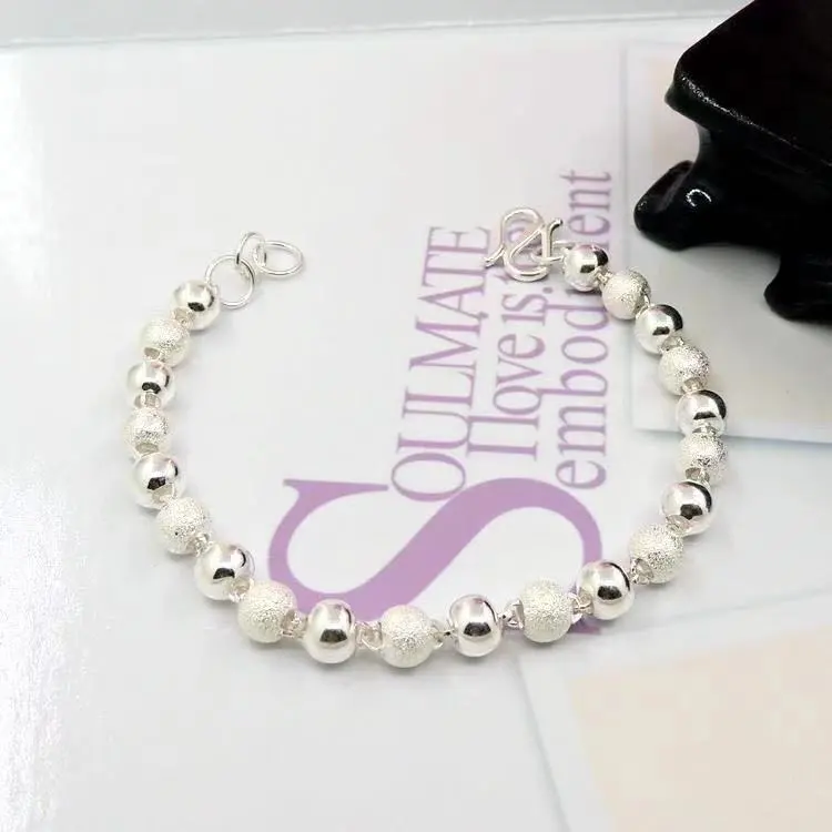 U state 999 Fine Silver Pure Silver Bracelets Women's-1