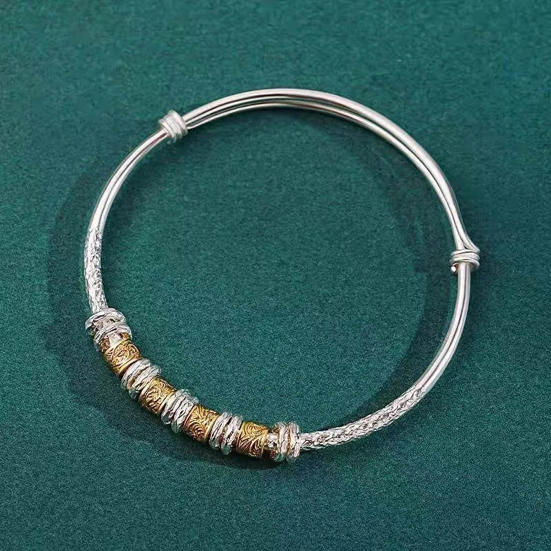 U state 999 Fine Silver Sterling Silver Bracelets Women's-2