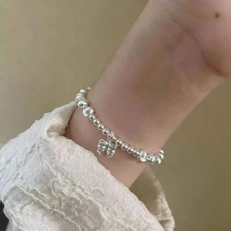 U state 999 Fine Silver Pure Silver Bracelets Women's-3