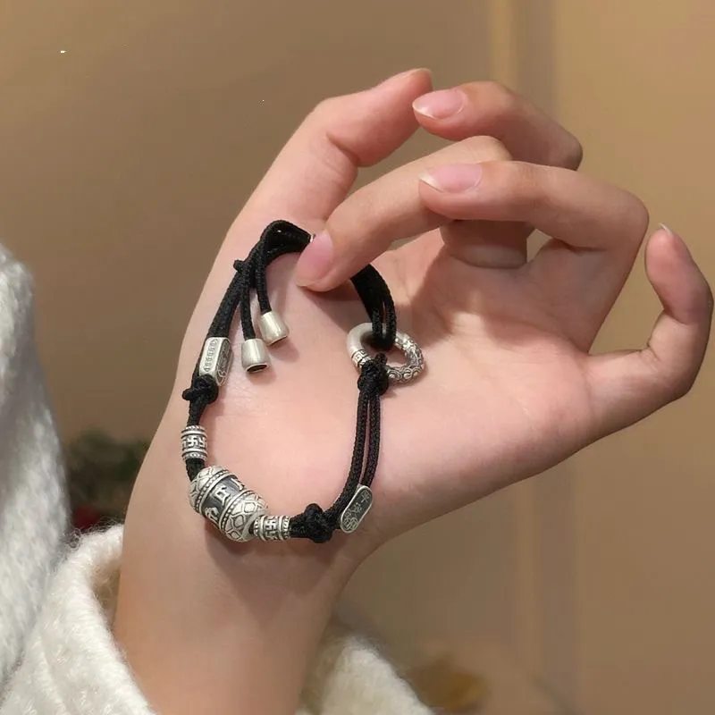 U state 999 Fine Silver Pure Silver Bracelets Women's-1