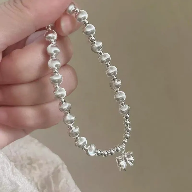 U state 999 Fine Silver Pure Silver Bracelets Women's-4
