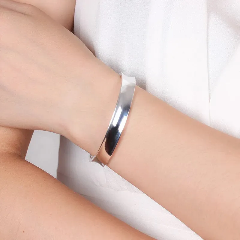 U state 999 Fine Silver Bangles Women's-2