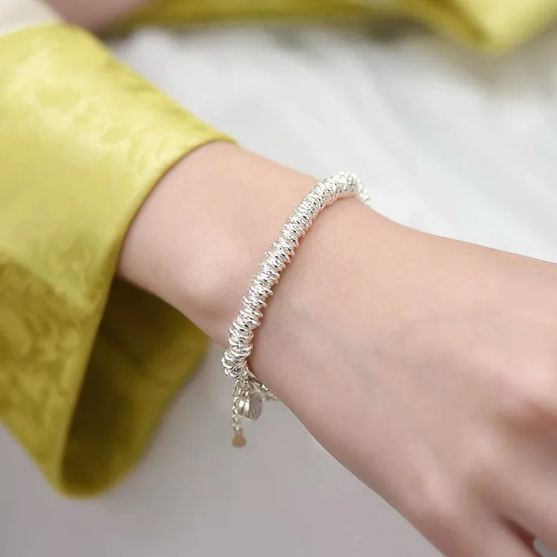 U state 999 Fine Silver Bracelets Women's-3