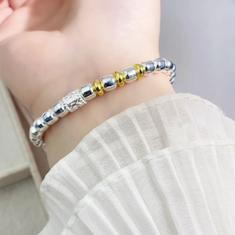 U state Bracelet 999 Fine Silver Women's-4