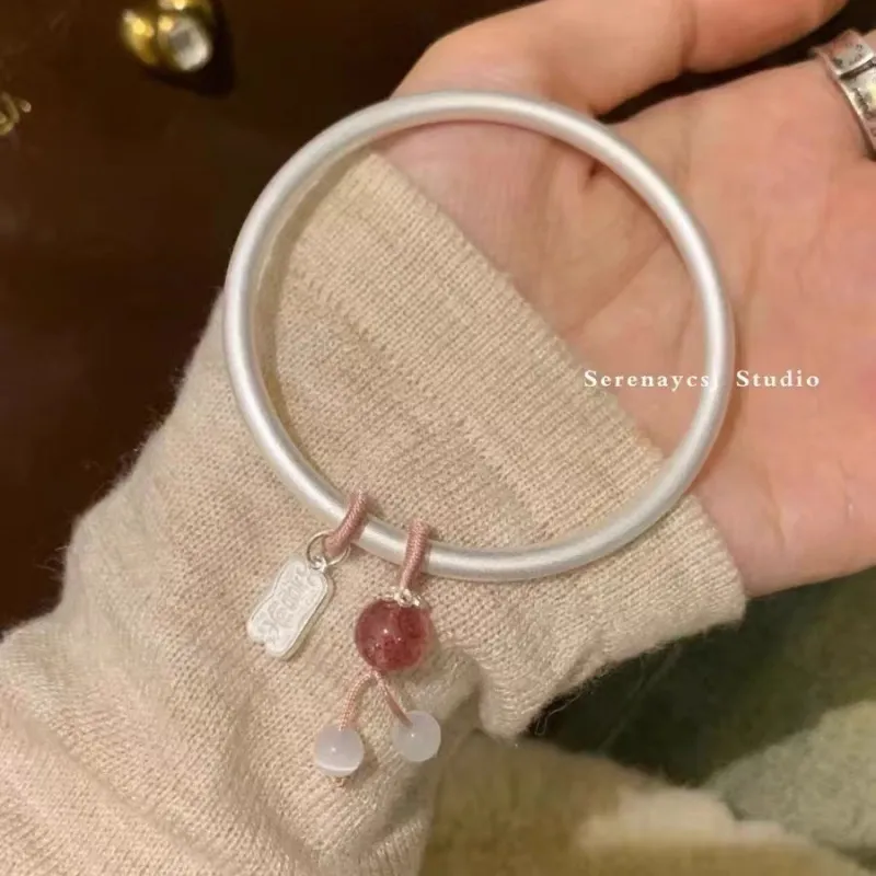 U state 999 Fine Silver Sterling Silver Bracelets Women's-2