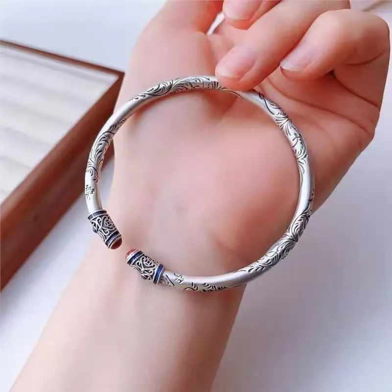 U state 999 Fine Silver Bangles Unisex-4