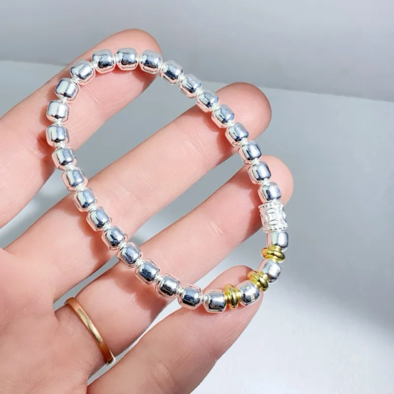 U state Bracelet 999 Fine Silver Women's-1