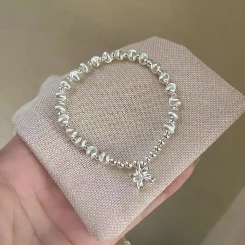 U state 999 Fine Silver Pure Silver Bracelets Women's-2