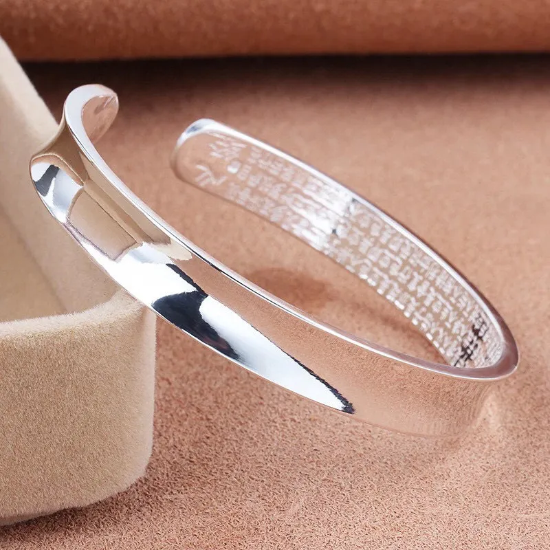 U state 999 Fine Silver Bangles Women's-1