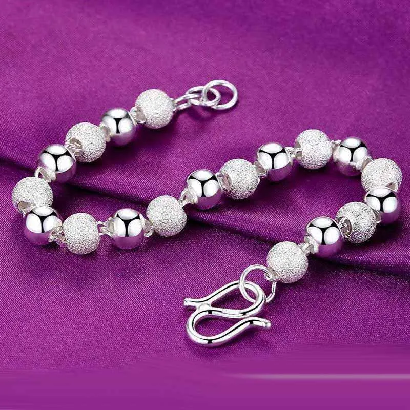 U state 999 Fine Silver Pure Silver Bracelets Women's-2