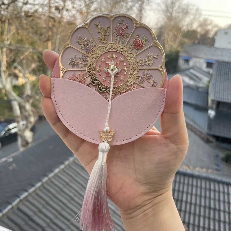 Future Maple Twelve Gods Of Flowers Make Up Mirrors Chinese Fashion Trend Traditional Chinese Style Palace Style Relief-5