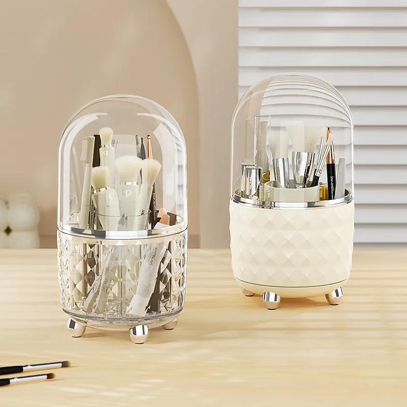 Future Maple Time To Move The Diamond Dresser Cosmetics Storage Box Multifunctional Usage 360 Rotatable Exquisite-11