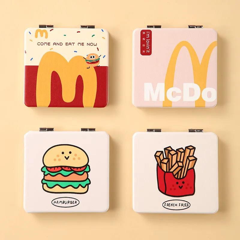 Future Maple Cartoon Double Sided Mirror, McDonald's Small Mirror-23
