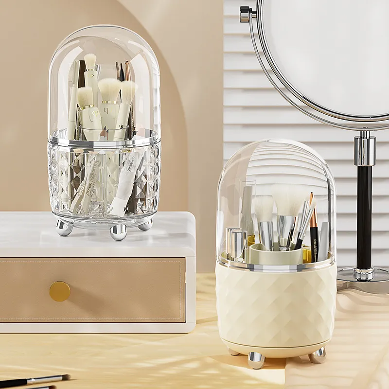 Future Maple Time To Move The Diamond Dresser Cosmetics Storage Box Multifunctional Usage 360 Rotatable Exquisite-7