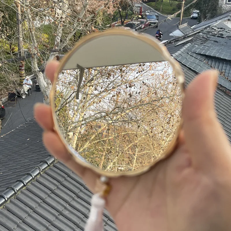 Future Maple Twelve Gods Of Flowers Make Up Mirrors Chinese Fashion Trend Traditional Chinese Style Palace Style Relief-3