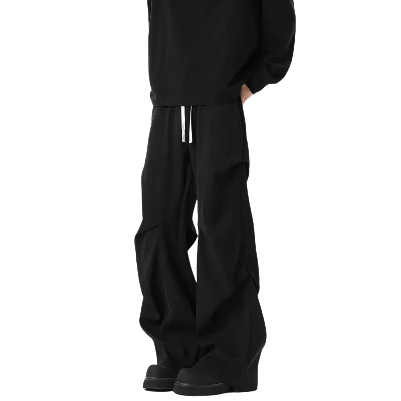 Cotton Gene Casual Pants Unisex Black-6