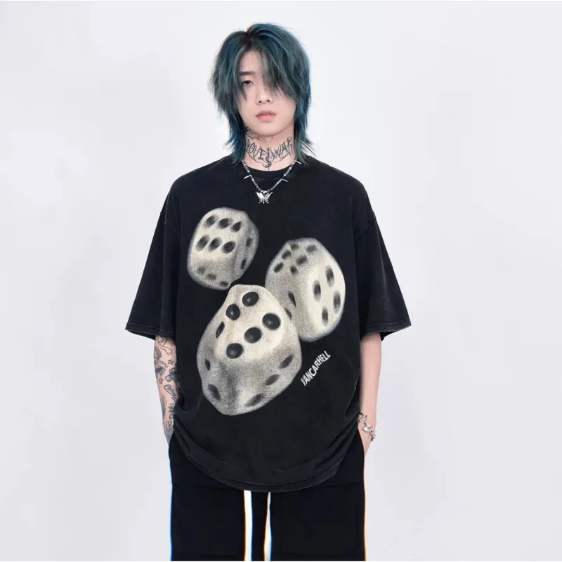 Cotton Gene T Shirts Unisex Faded Black-2