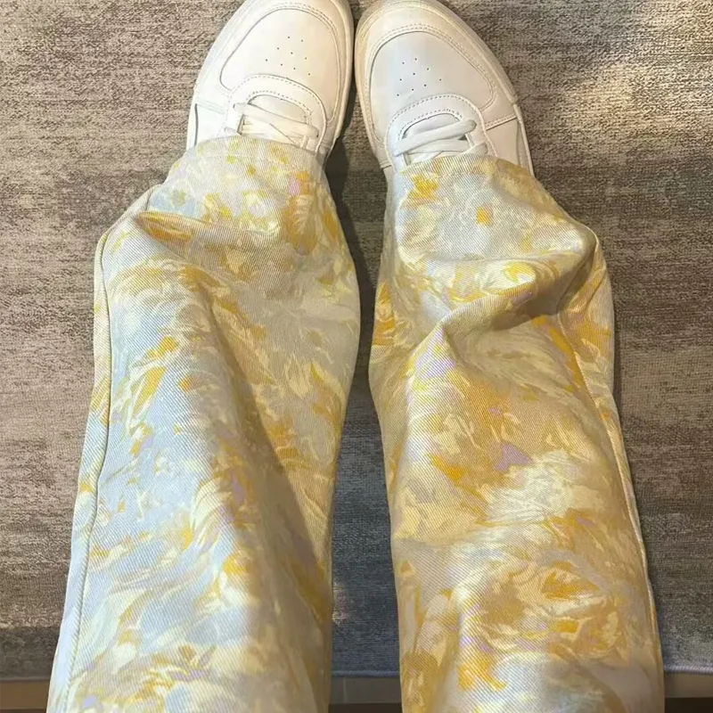 Cotton Gene Jeans Unisex Yellow-3