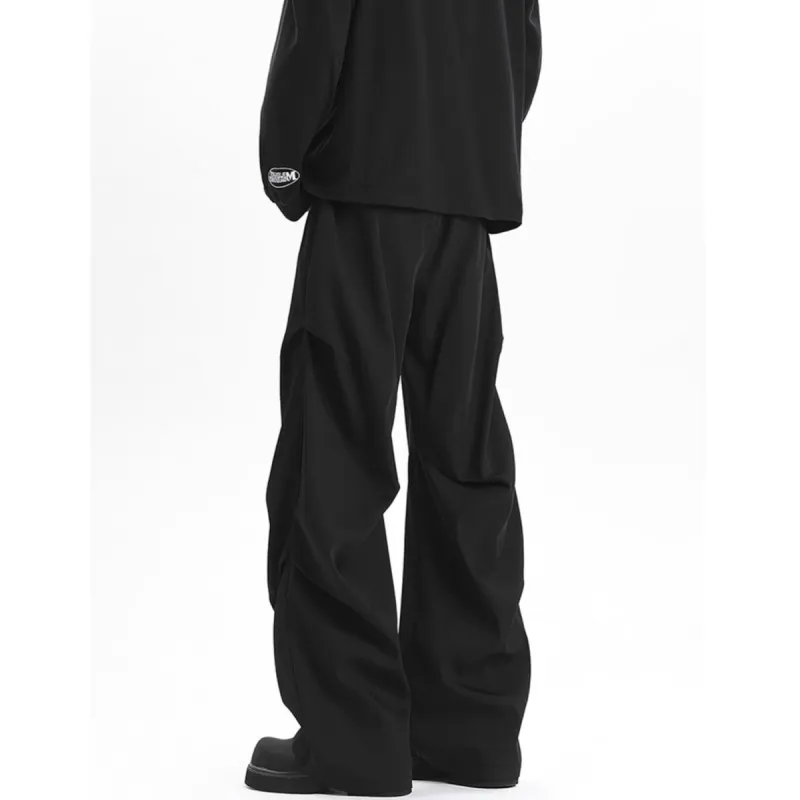 Cotton Gene Casual Pants Unisex Black-1