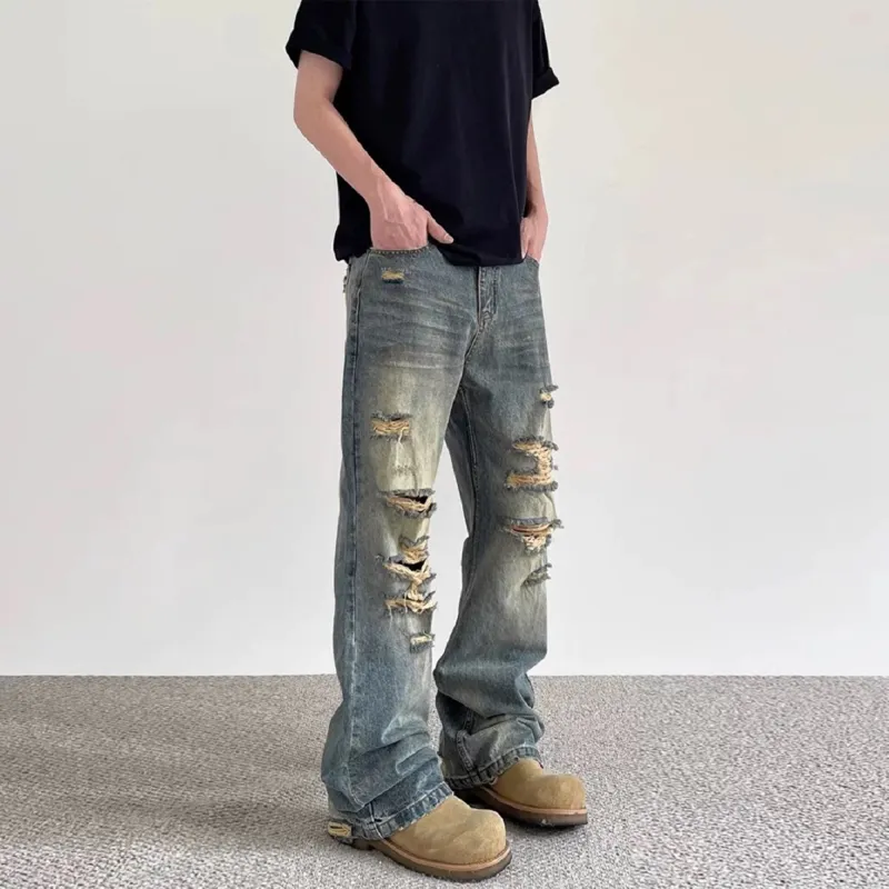 Cotton Gene Jeans Unisex Vintage Blue-4
