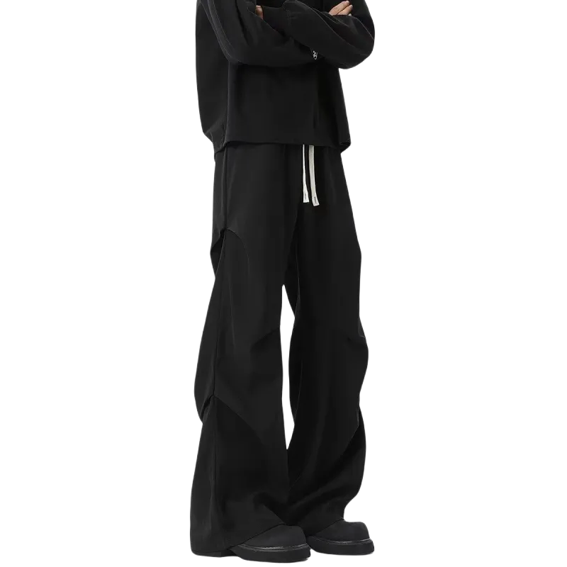 Cotton Gene Casual Pants Unisex Black-4