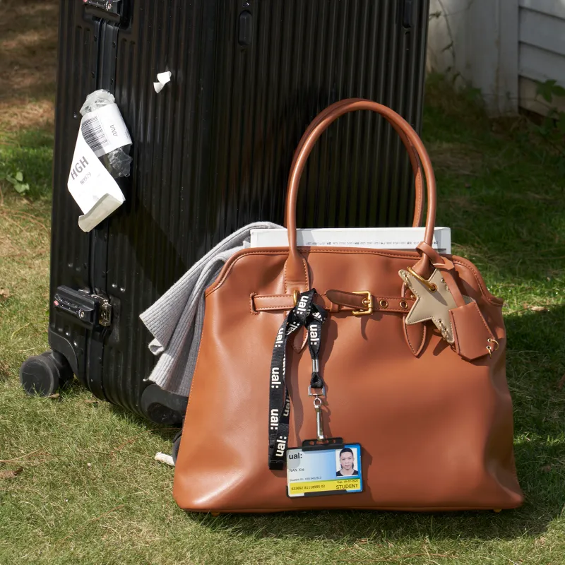 ECODAY ECOD PU Messenger Bag, One Shoulder Handbag Women's Brown-11