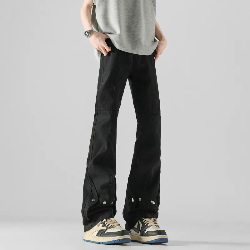 SAME FLOW Jeans Unisex Black-2