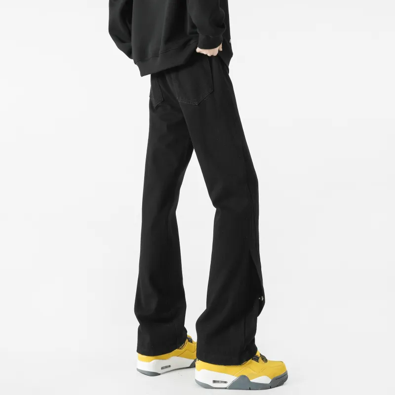 SAME FLOW Jeans Unisex Black-4