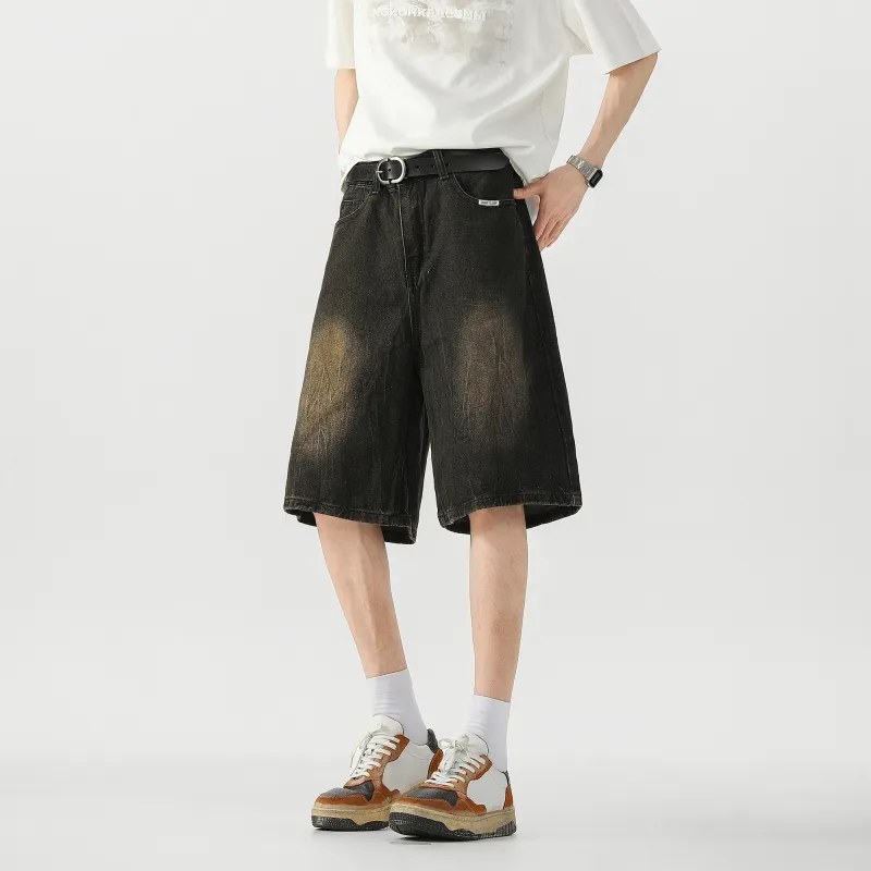 SAME FLOW Denim Shorts Unisex-3
