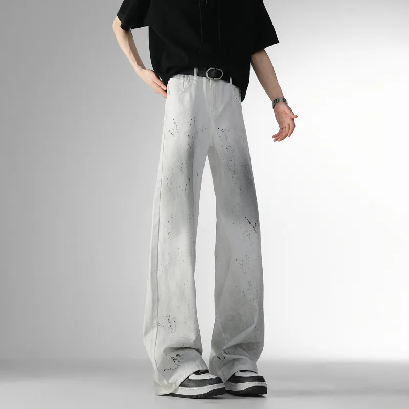 SAME FLOW Jeans Unisex White-4