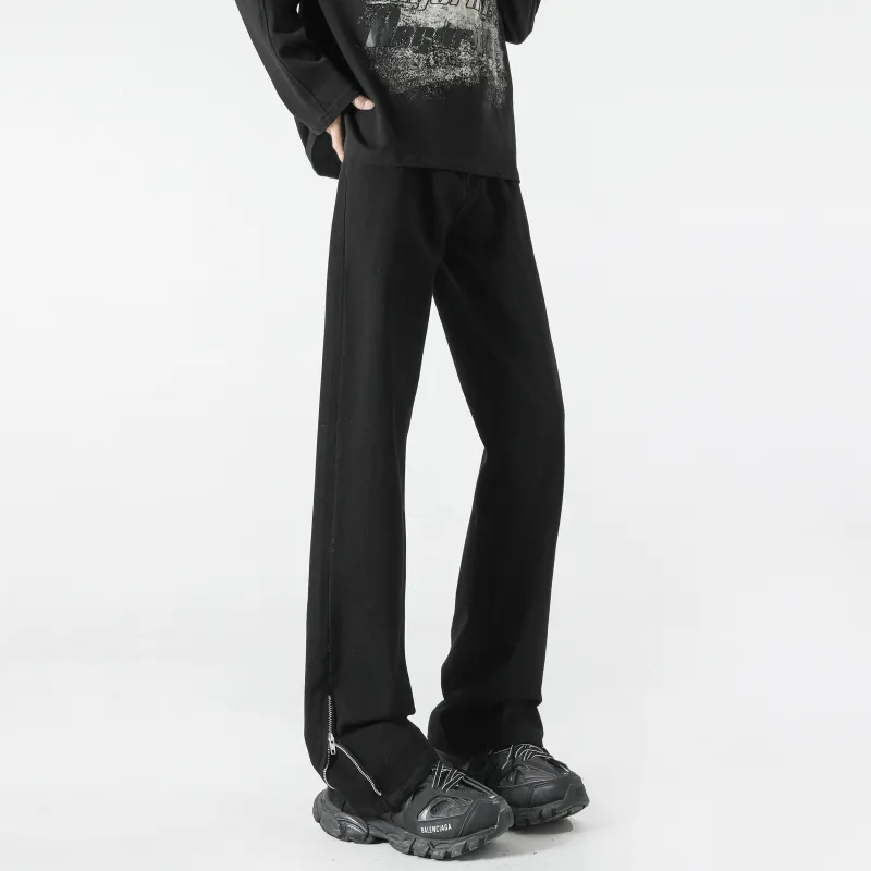 SAME FLOW Jeans Unisex Black-3