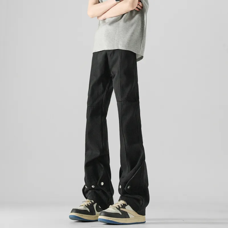 SAME FLOW Jeans Unisex Black-3