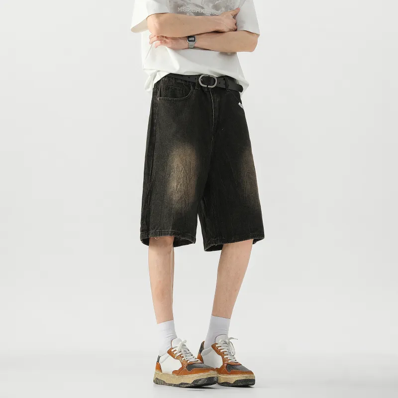 SAME FLOW Denim Shorts Unisex-2