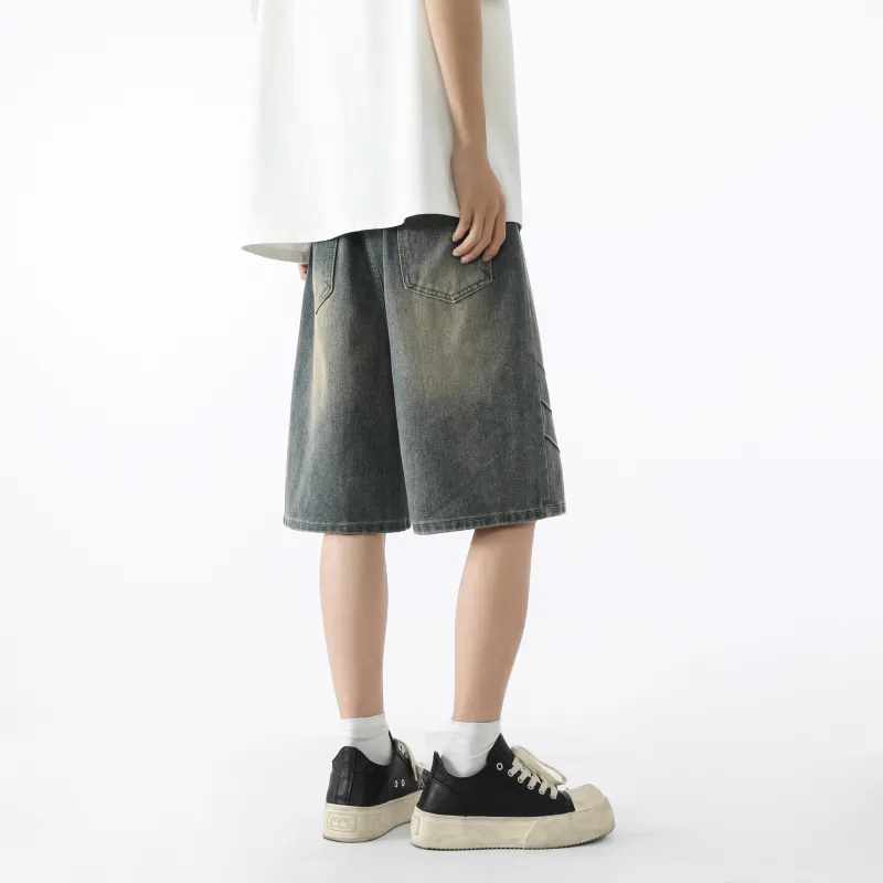 SAME FLOW Denim Shorts Unisex-4