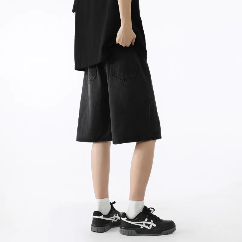 SAME FLOW Denim Shorts Unisex-9