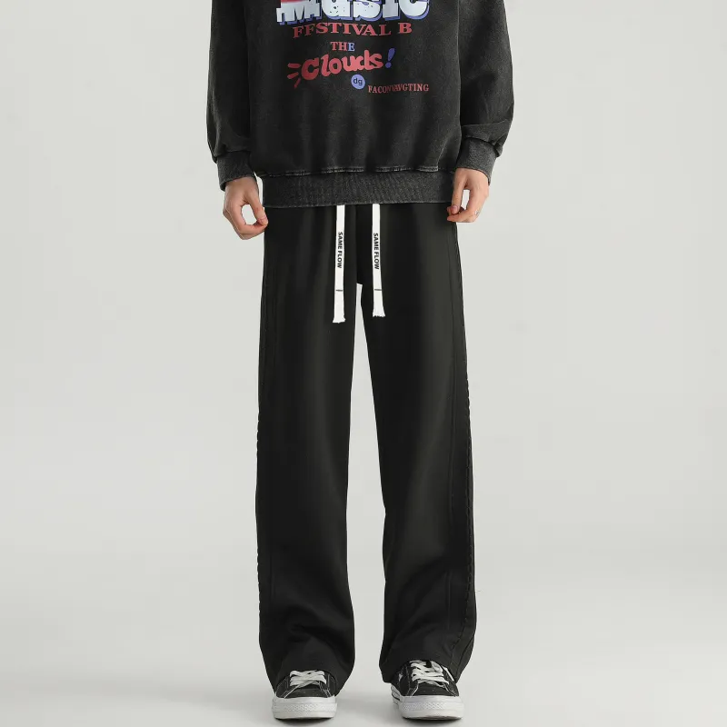 SAME FLOW Knitted Sweatpants Unisex-9