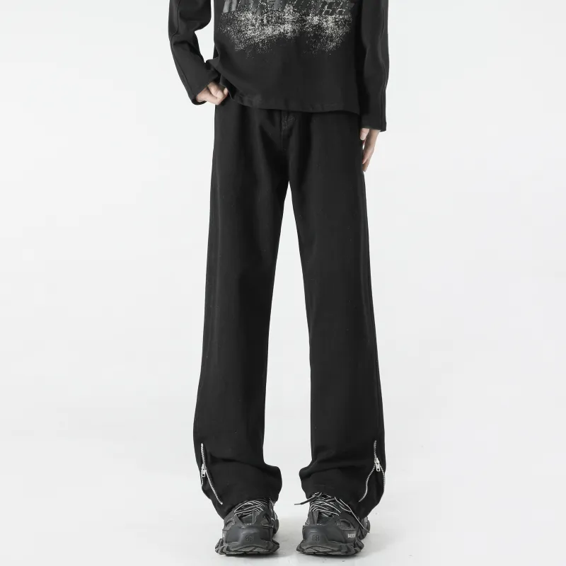 SAME FLOW Jeans Unisex Black-2