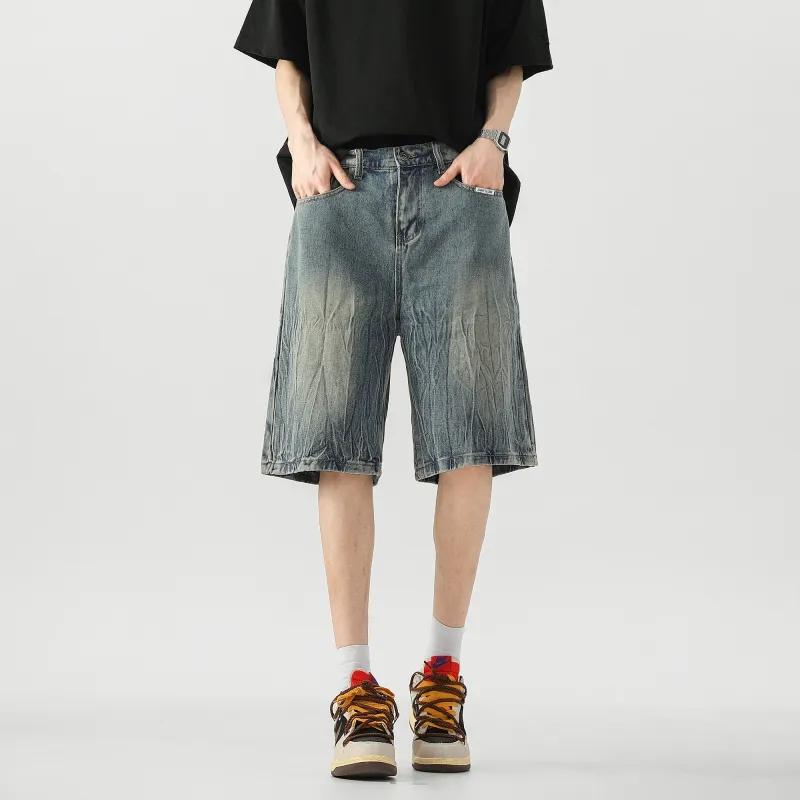 SAME FLOW Denim Shorts Unisex-7