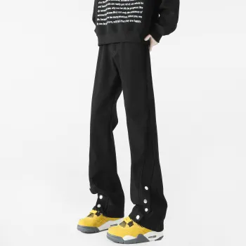 SAME FLOW Jeans Unisex Black