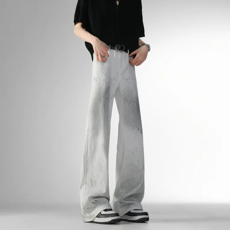 SAME FLOW Jeans Unisex White-3