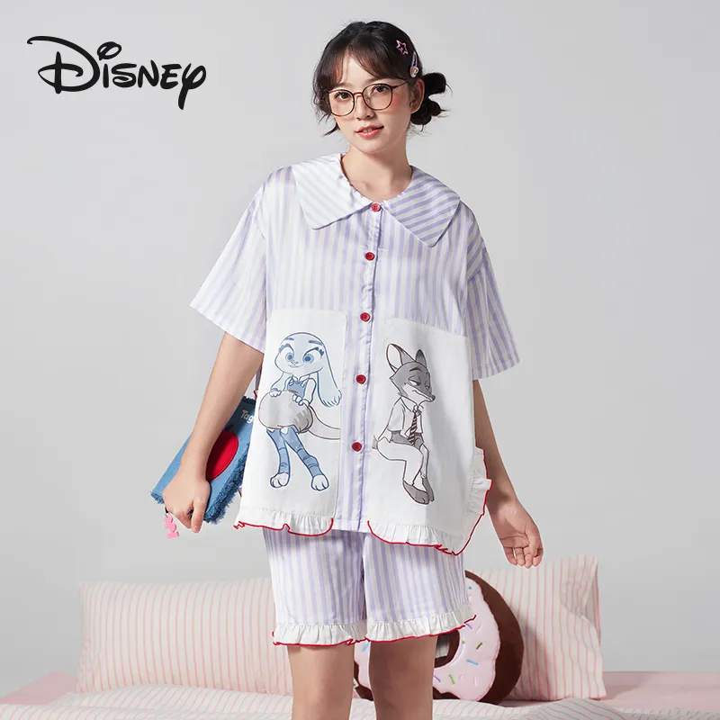 Disney Zootopia Pajama Set Loungewear Women's-1