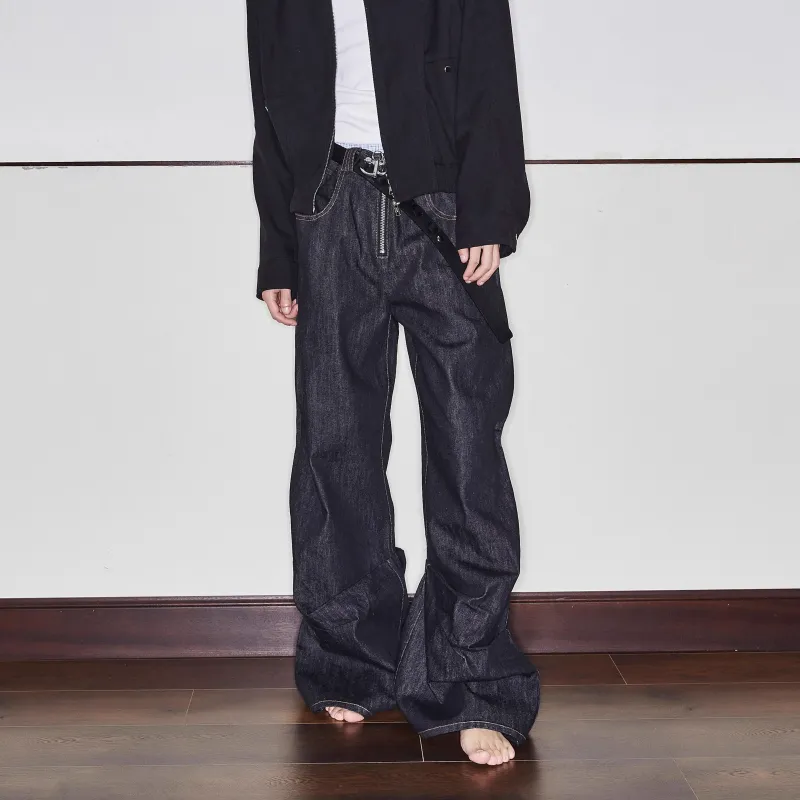 XIAN MAT JENIN Jeans Unisex Black-4