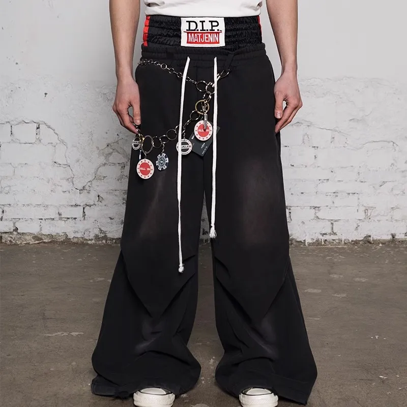 XIAN MAT JENIN Casual Pants Men's Black-4