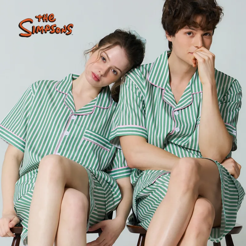 The Simpsons Pajama Set Unisex Green-1