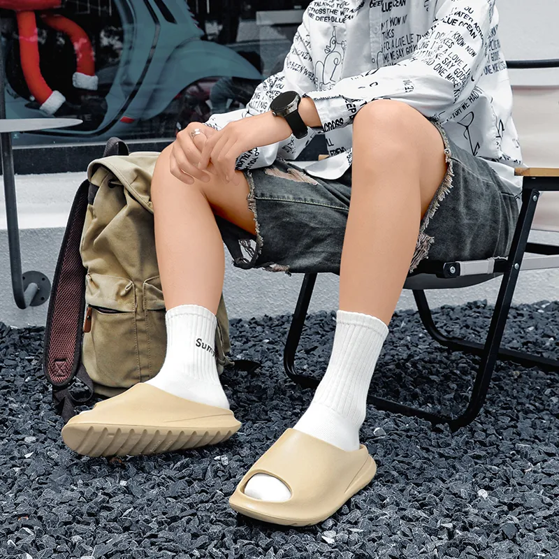 Colorful Creations EVA Cut Out Slip Resistant Abrasion Resistant Odor Resistant Quiet Slide Slippers Men's-17