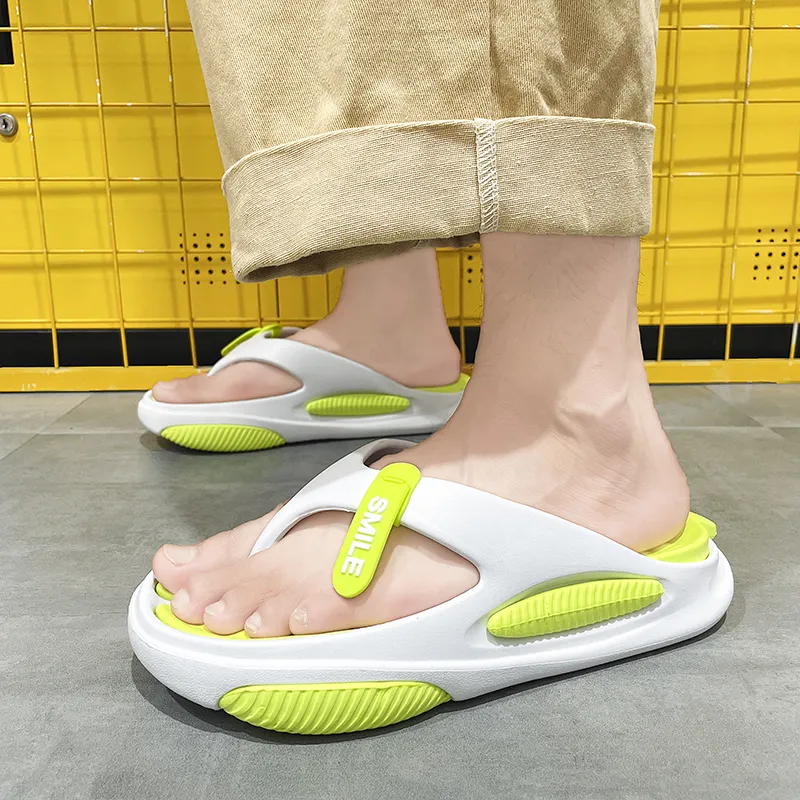 Colorful Creations EVA Cut Out Quiet Odor Resistant Abrasion Resistant Slip Resistant Flip Flops Men's Box-11