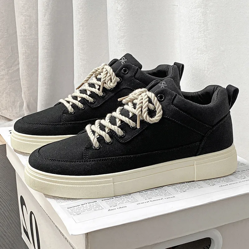 Colorful Creations Slip Resistant, Abrasion Resistant, Breathable, Height Increasing Mid Top Canvas Shoes Men's-6