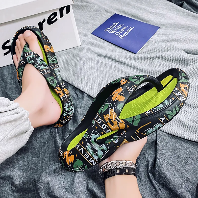 Colorful Creations EVA Quiet Odor Resistant Abrasion Resistant Slip Resistant Flip Flops Unisex Box-4