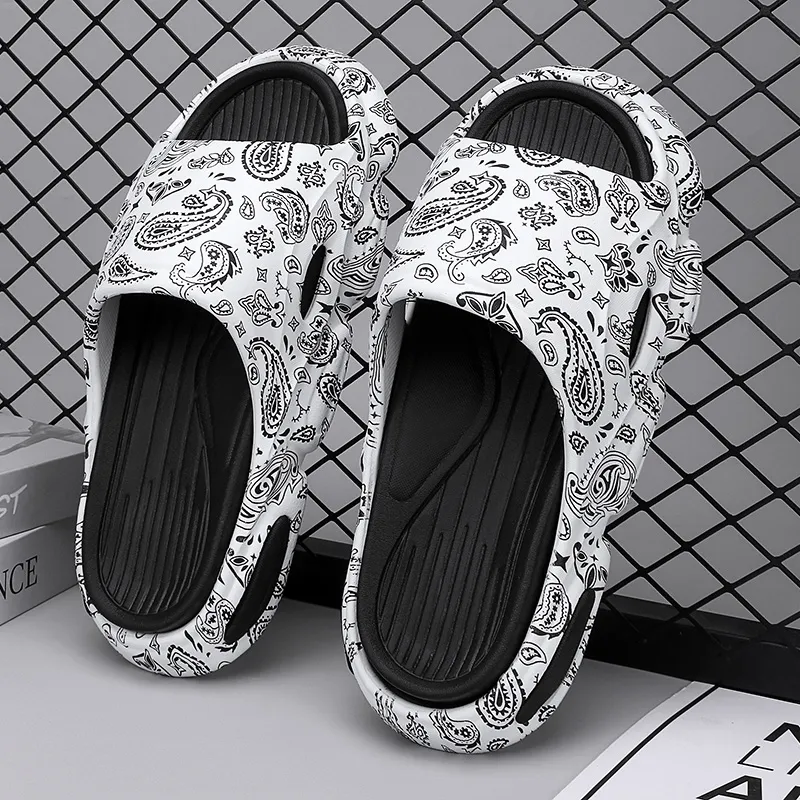 Colorful Creations EVA Cut Out Quiet Slip Resistant Odor Resistant Abrasion Resistant Slide Slippers Unisex-9