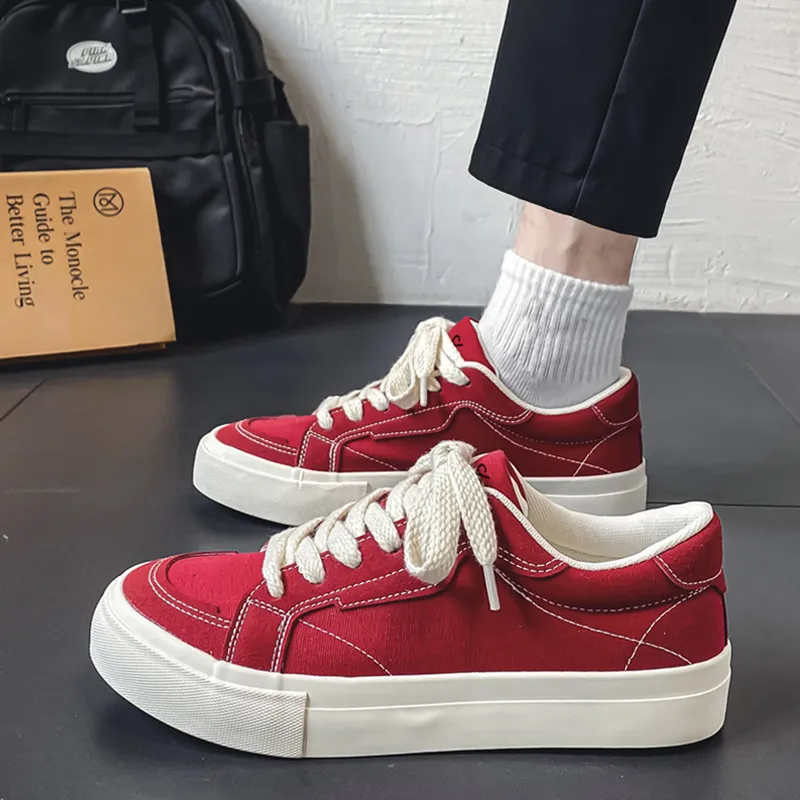 Colorful Creations Height Increasing, Lightweight, Breathable, Slip Resistant Low Top Canvas Shoes Men's Box-5